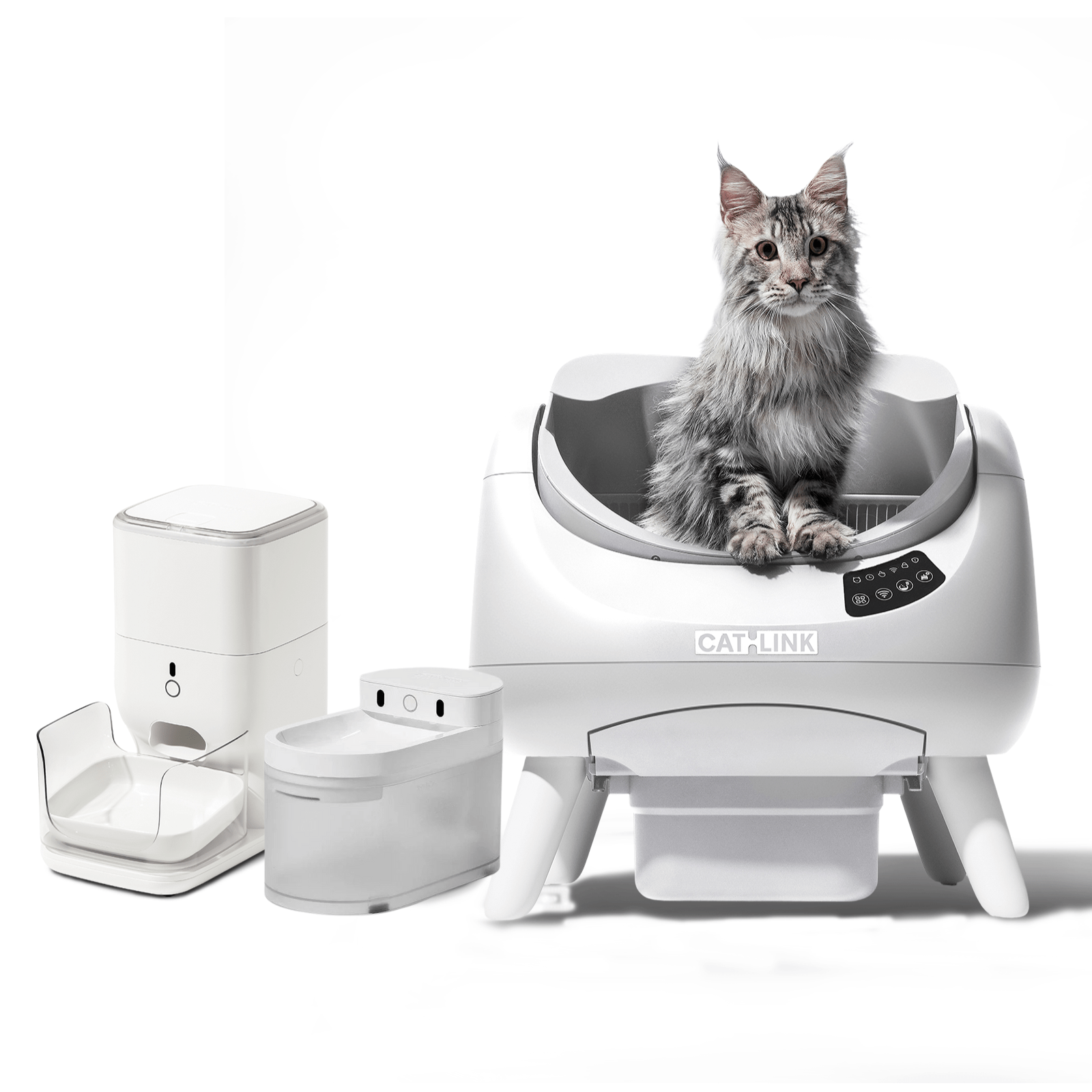 Catlink Scooper SE - Capacité 65 L - Application Catlink