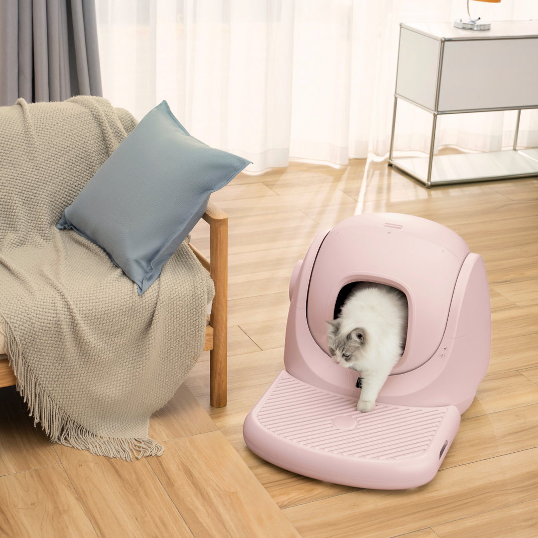 Catlink Baymax (roze) Zelfreinigende kattenbak