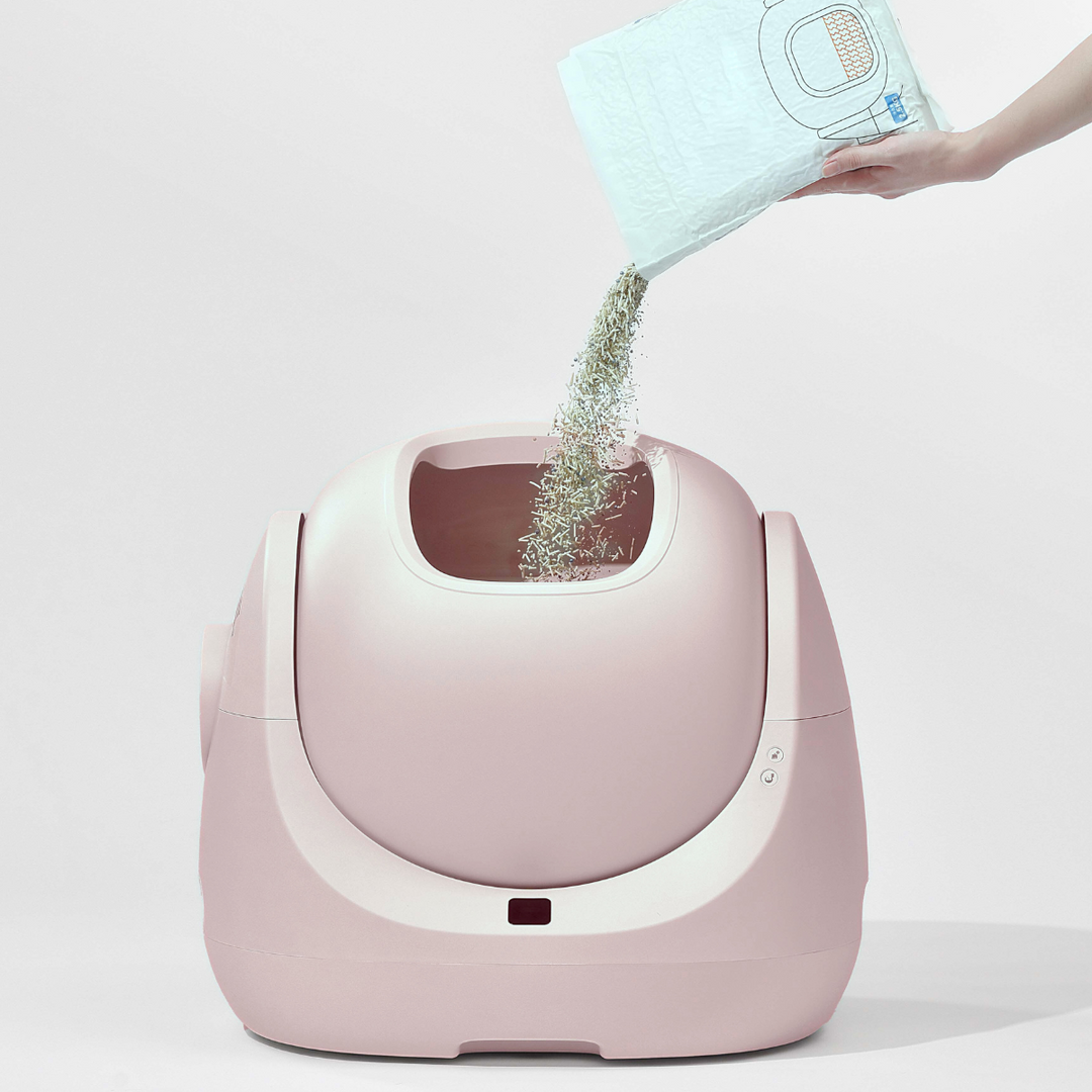 Catlink Baymax (roze) Zelfreinigende kattenbak