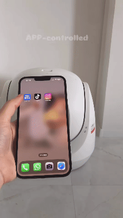 Cutie de nisip autopcurățitoare Catlink Baymax (Alb/Roz)