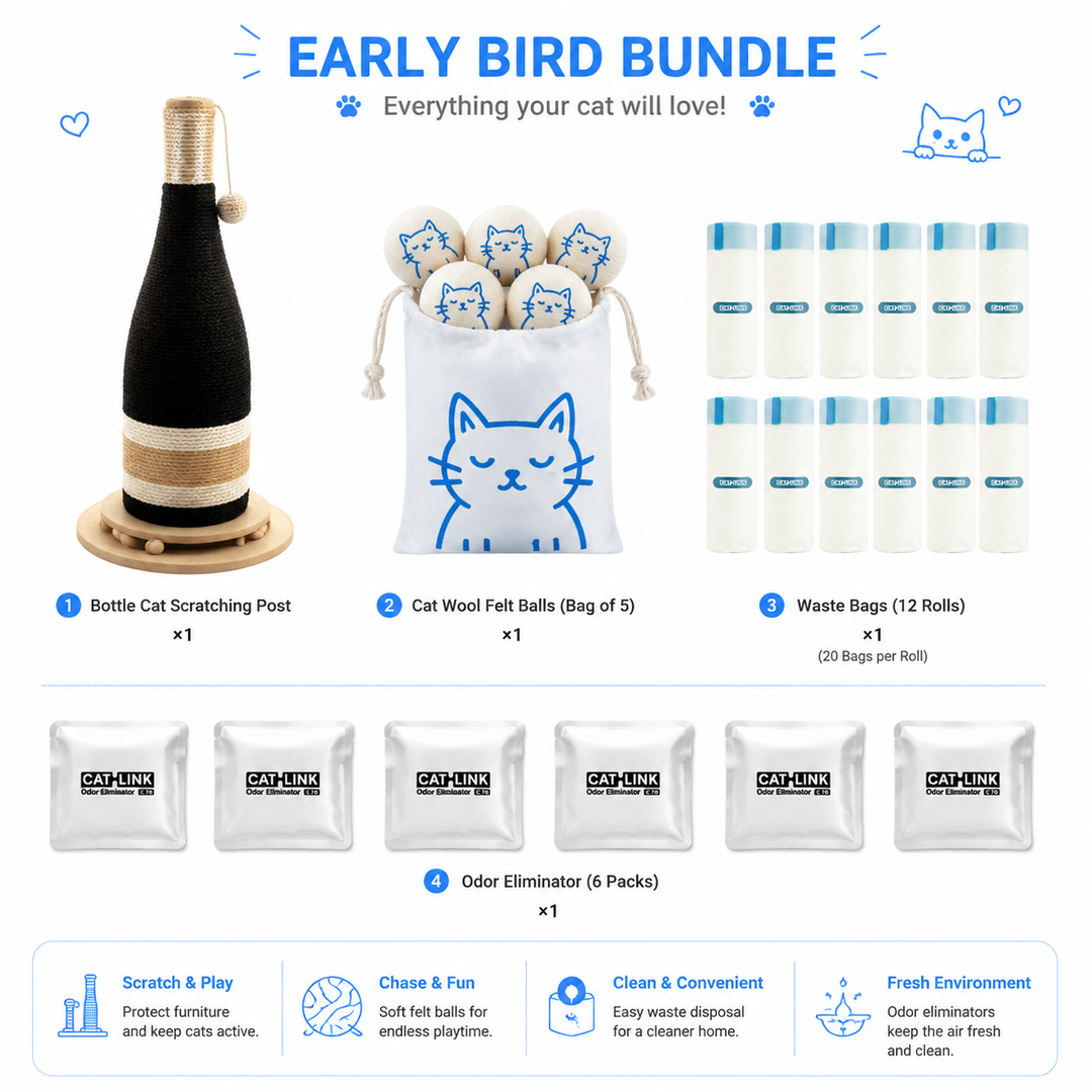 Early Bird Bundle For Catlink Scoop Robot C07