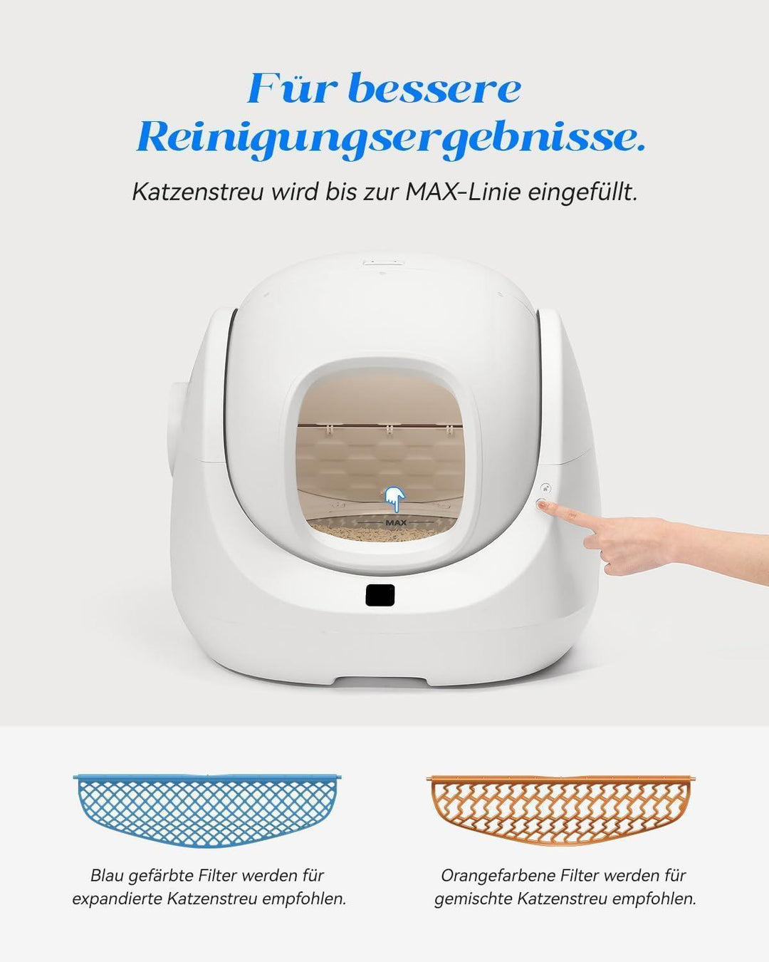 Catlink Baymax mit Treppe selbstreinigende Katzentoilette - Twopoint