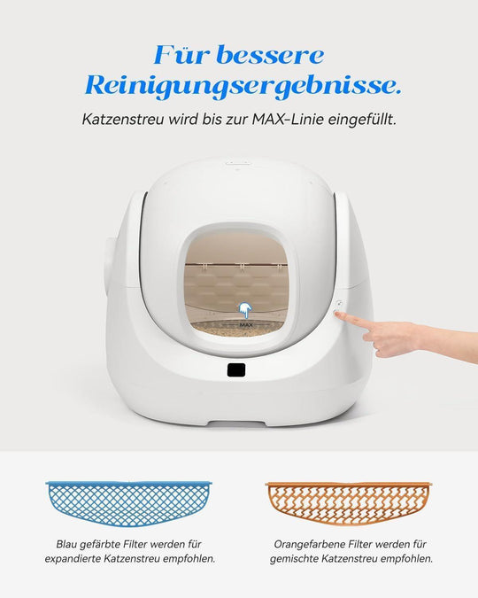 Catlink Baymax mit Treppe selbstreinigende Katzentoilette - Twopoint