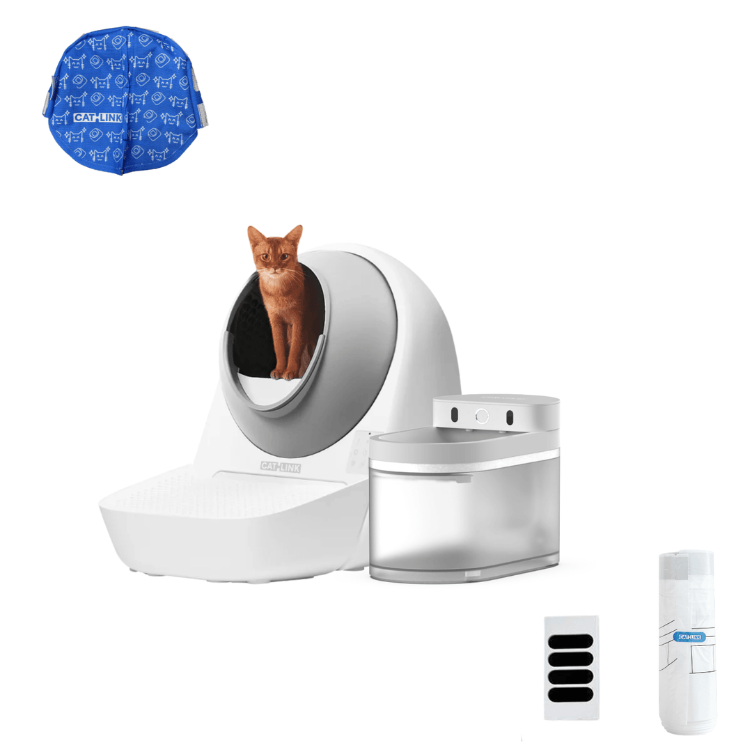 Bundle Package: Catlink Litter Box + Automatic Feeder - Catlink EU