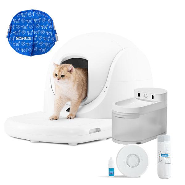 Bundle Package: Catlink Litter Box + Automatic Feeder