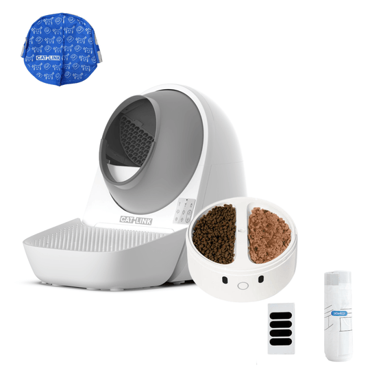 Bundle Package: Catlink Litter Box + Automatic Feeder - Catlink EU