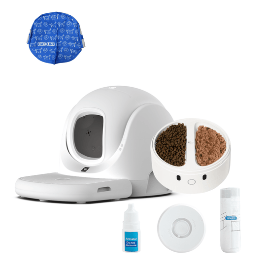 Bundle Package: Catlink Litter Box + Automatic Feeder - Catlink EU