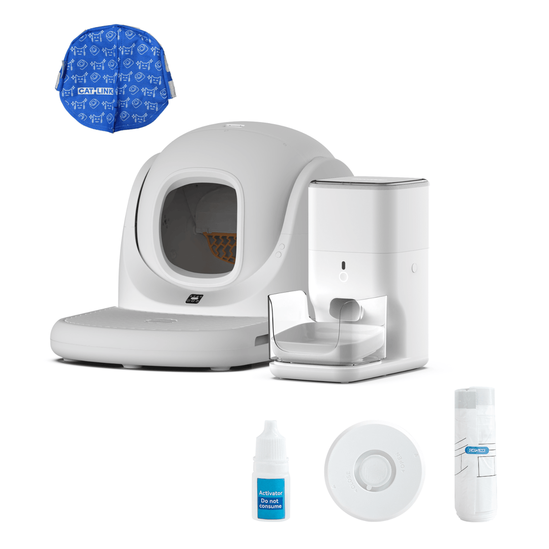 Bundle Package: Catlink Litter Box + Automatic Feeder - Catlink EU