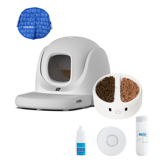 Bundle Package: Catlink Litter Box + Automatic Feeder - Catlink EU