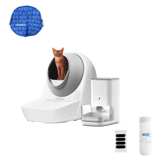 Bundle Package: Catlink Litter Box + Automatic Feeder - Catlink EU