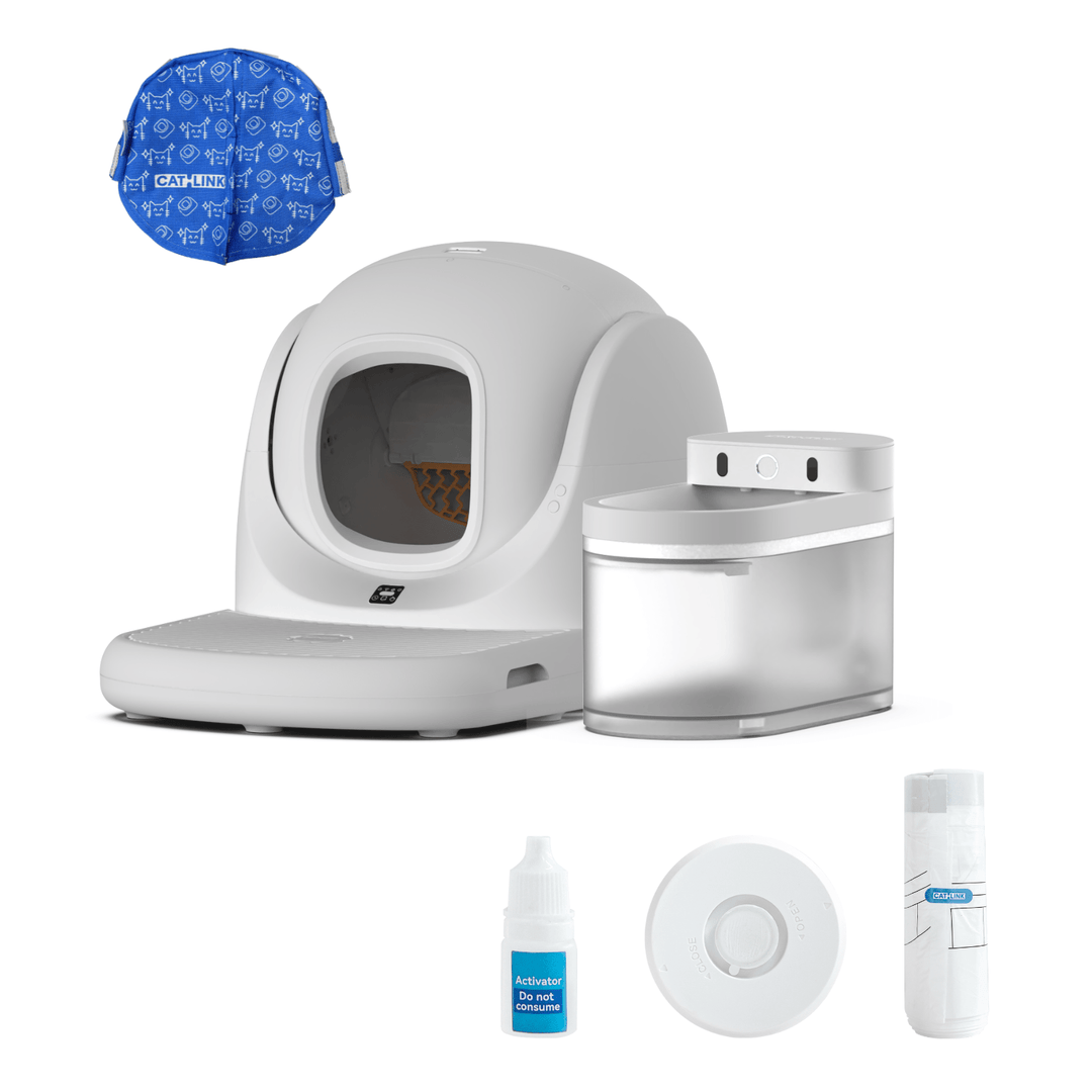 Bundle Package: Catlink Litter Box + Automatic Feeder - Catlink EU