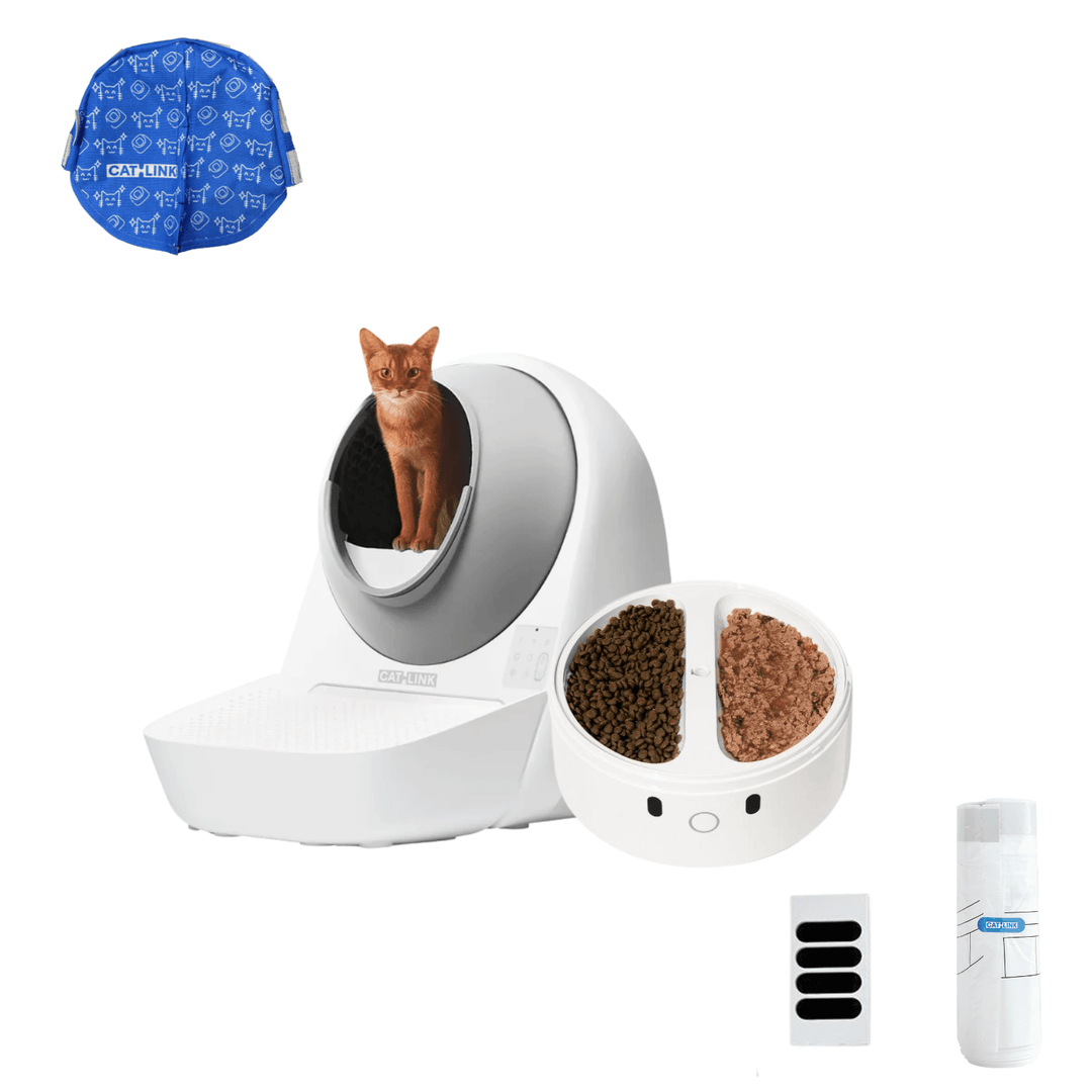 Bundle Package: Catlink Litter Box + Automatic Feeder - Catlink EU