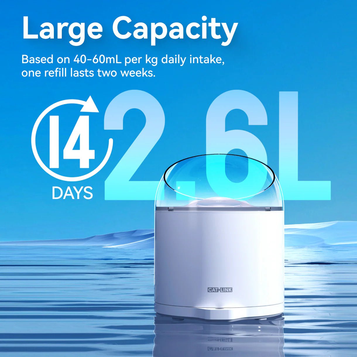 Catlink Al Water Fountain - Pure 2 - Catlink EU