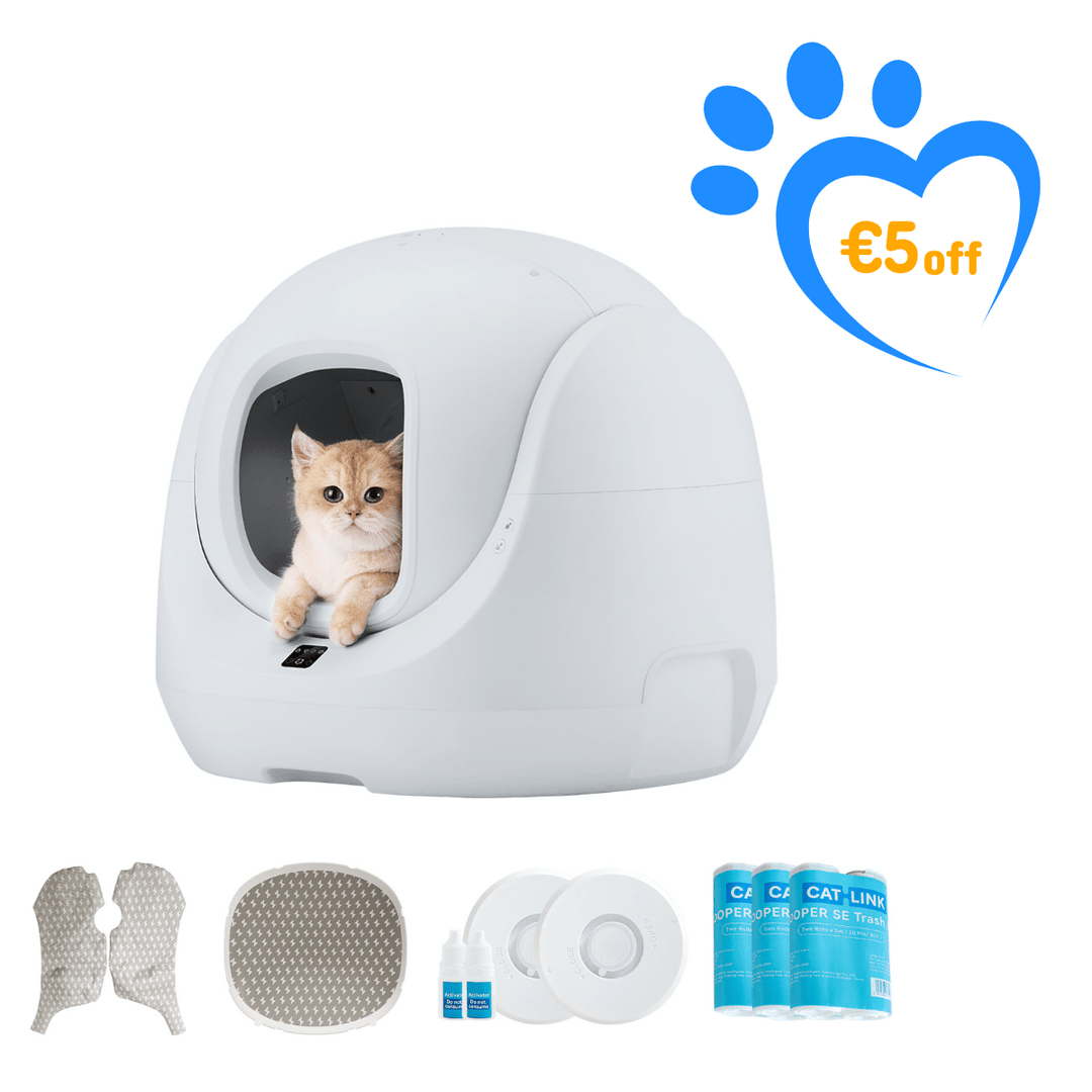 Catlink Baymax Lite (Gray) Self - Cleaning Litter Box - Catlink EU