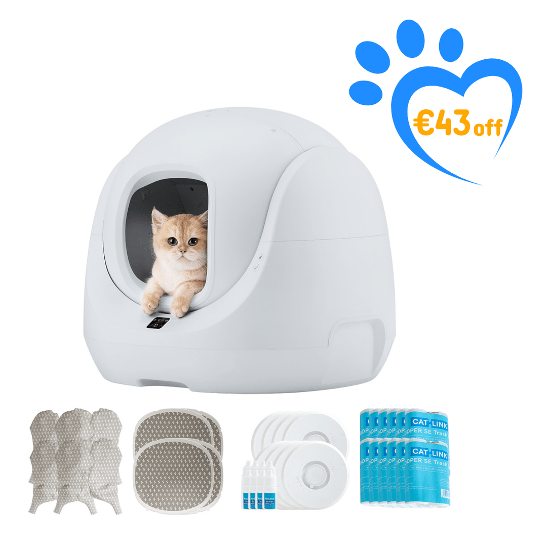 Catlink Baymax Lite (Gray) Self - Cleaning Litter Box - Catlink EU