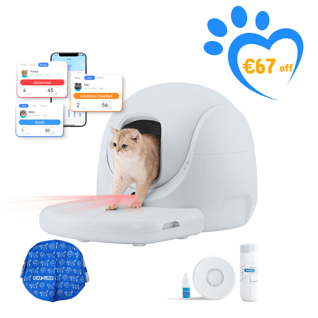 Catlink Baymax Lite (Gray) Self - Cleaning Litter Box - Catlink EU