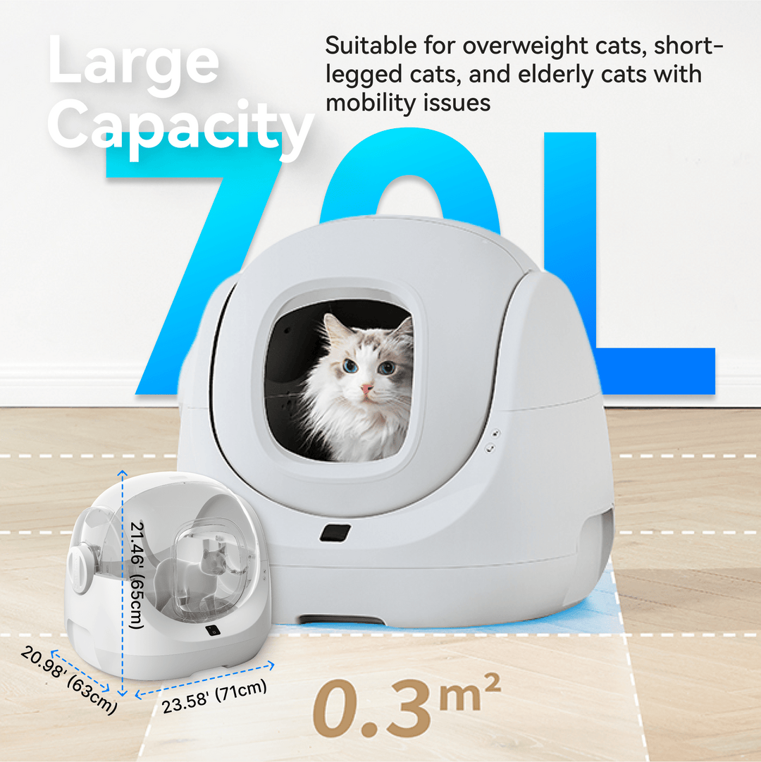 Catlink Baymax Lite (Gray) Self - Cleaning Litter Box - Catlink EU