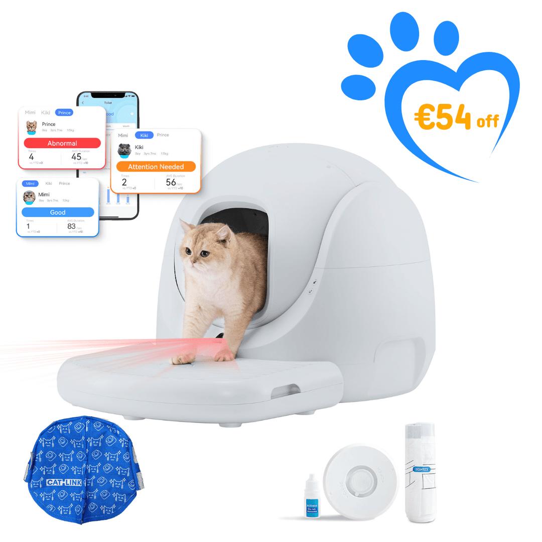 Catlink Baymax Lite (Gray) Self - Cleaning Litter Box - Catlink EU