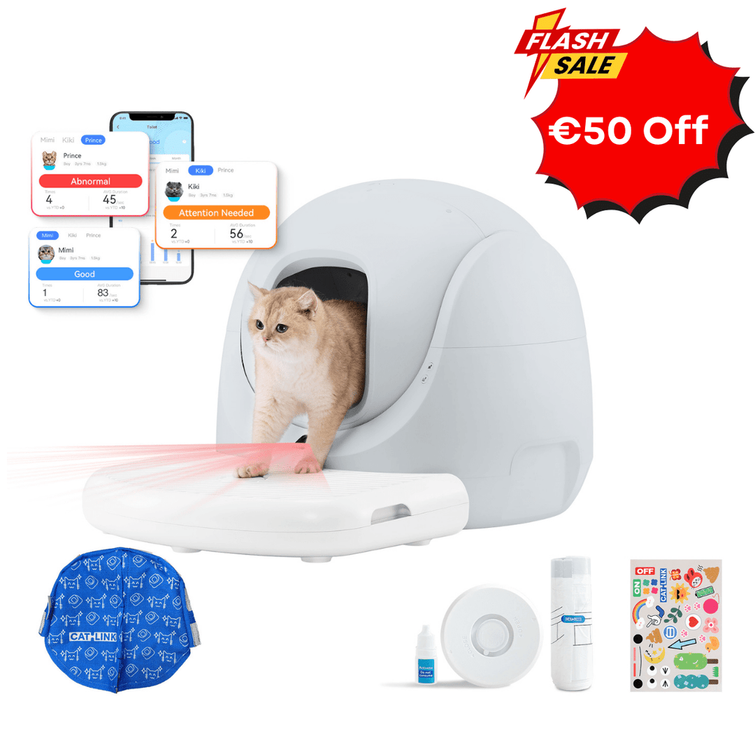 Catlink Baymax Lite (Gray) Self - Cleaning Litter Box - Catlink EU