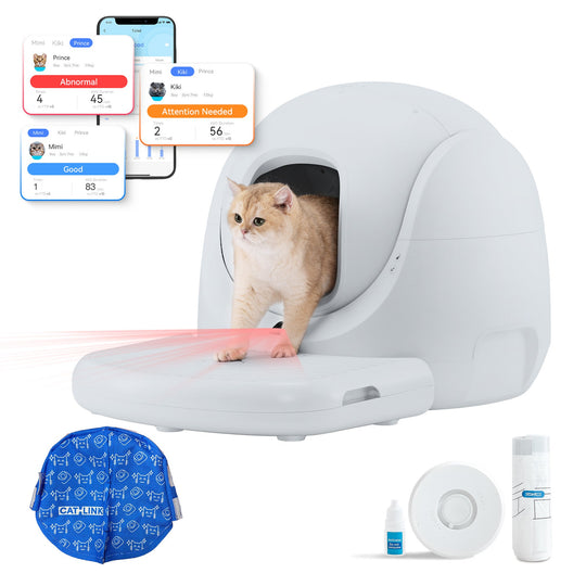 Catlink Baymax Lite (Gray) Self - Cleaning Litter Box - Catlink EU