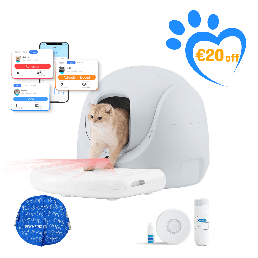 Catlink Baymax Lite (Gray) Self - Cleaning Litter Box - Catlink EU