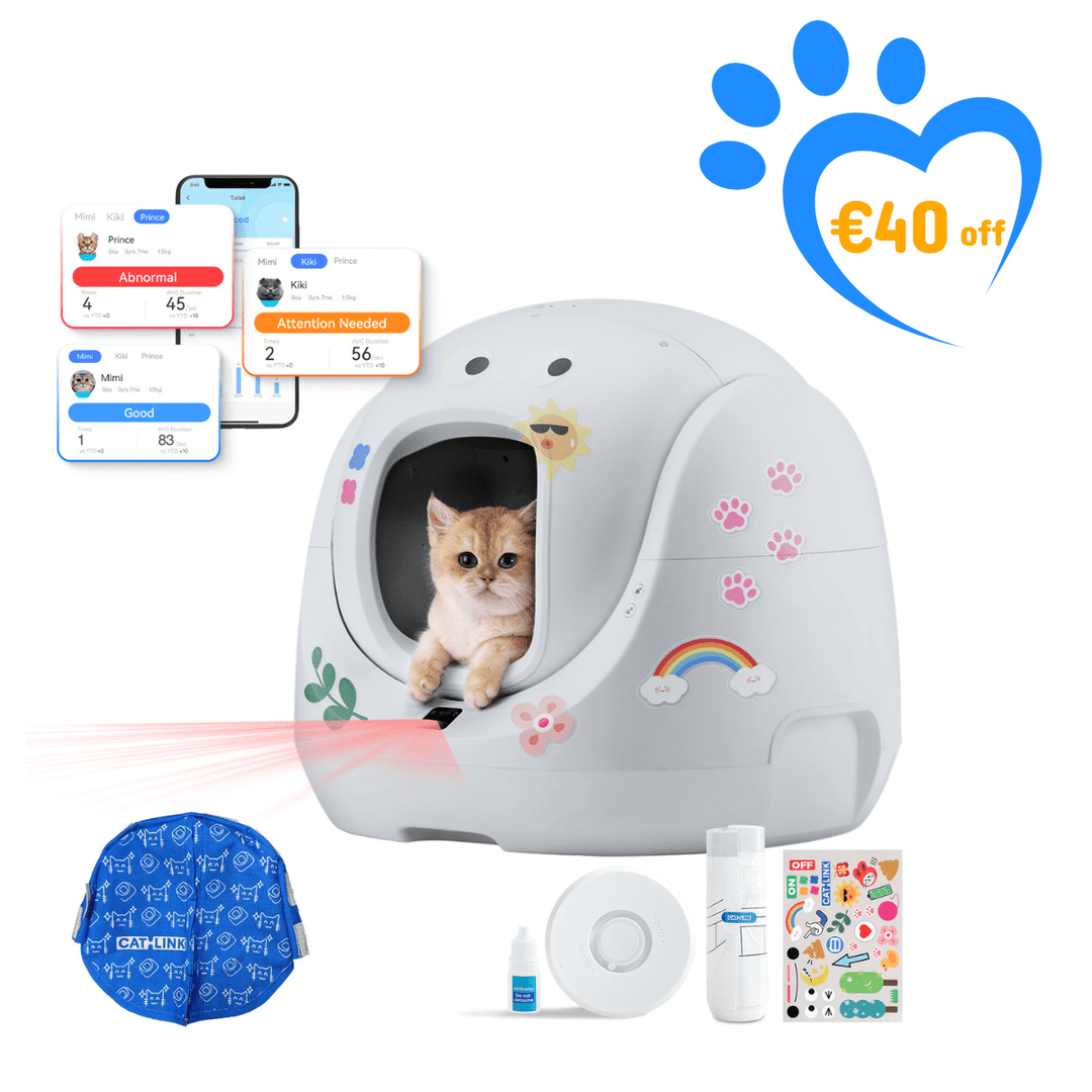 Catlink Baymax Lite (Gray) Self - Cleaning Litter Box - Catlink EU