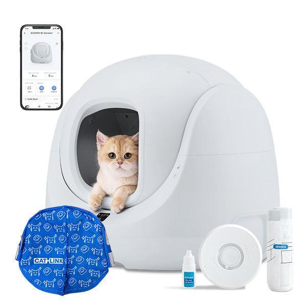 Catlink Baymax Lite (Grau) Selbstreinigende Katzentoilette