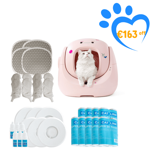 Catlink Baymax (Pink) Self - Cleaning Litter Box - Catlink EU