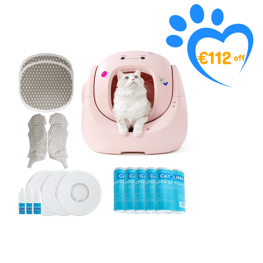 Catlink Baymax (Pink) Self - Cleaning Litter Box - Catlink EU