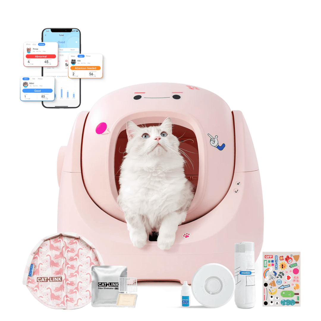 CATLINK Baymax Sakura – Self-Cleaning Litter Box – Catlink EU CATLINK Baymax Sakura – Self-Cleaning Litter Box – Catlink EU