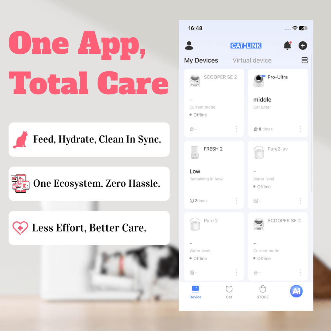 CATLINK Baymax Sakura – Self - Cleaning Litter Box - Catlink EU