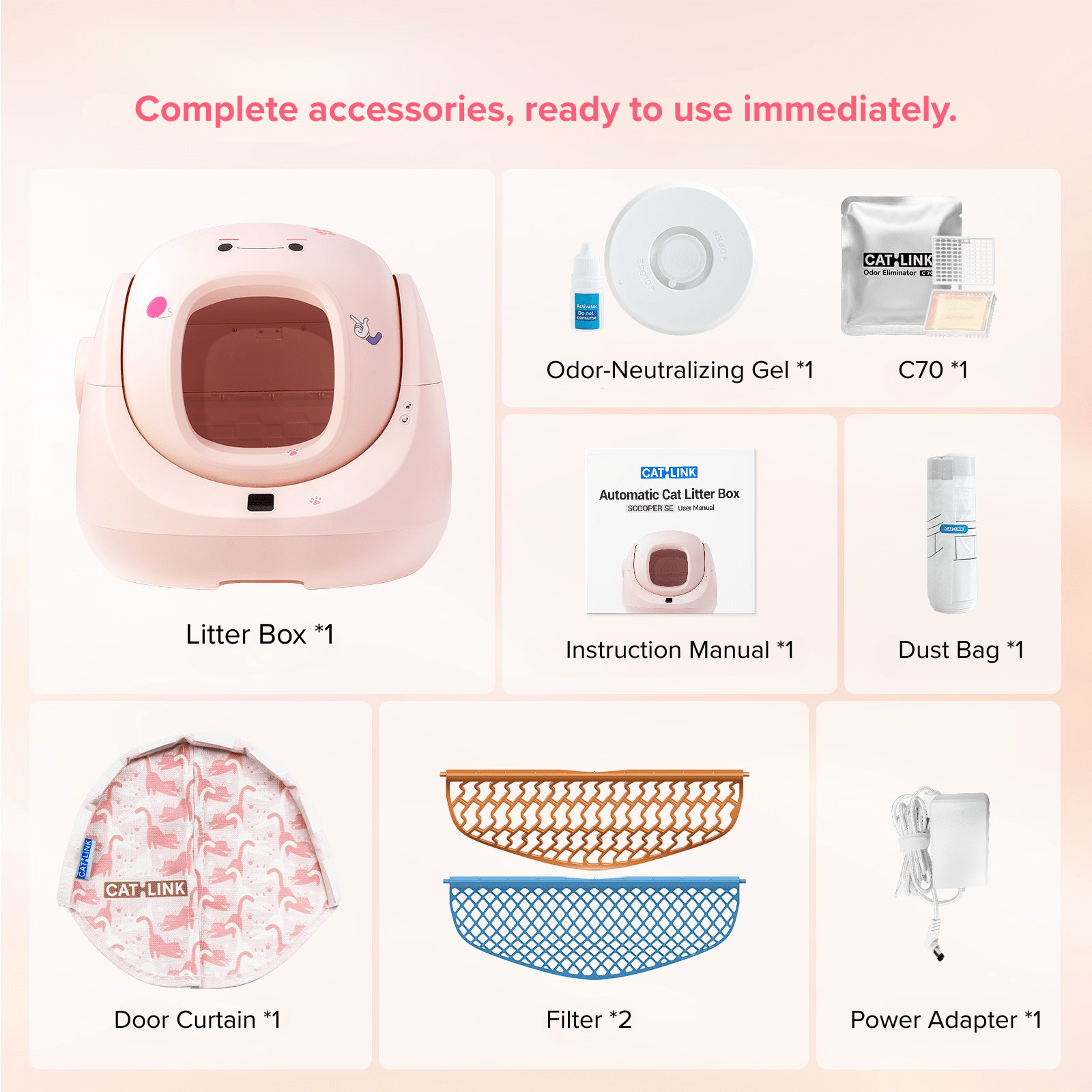 Catlink Baymax Sakura Self - Cleaning Litter Box - Catlink EU