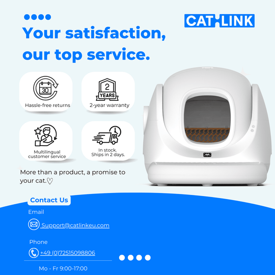 Catlink Baymax (White/ Pink) Self - Cleaning Litter Box - Catlink EU