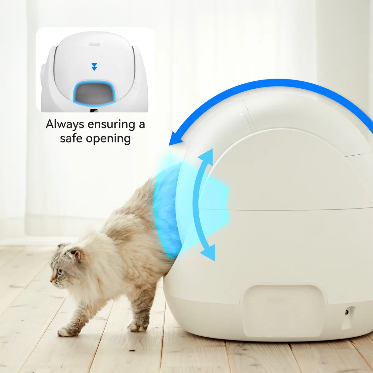 Catlink Baymax (White/ Pink) Self-Cleaning Litter Box
