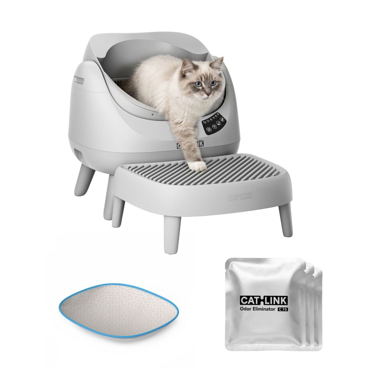CATLINK Open-X Lite Open Top Self-cleaning Litter Box - Catlink EU