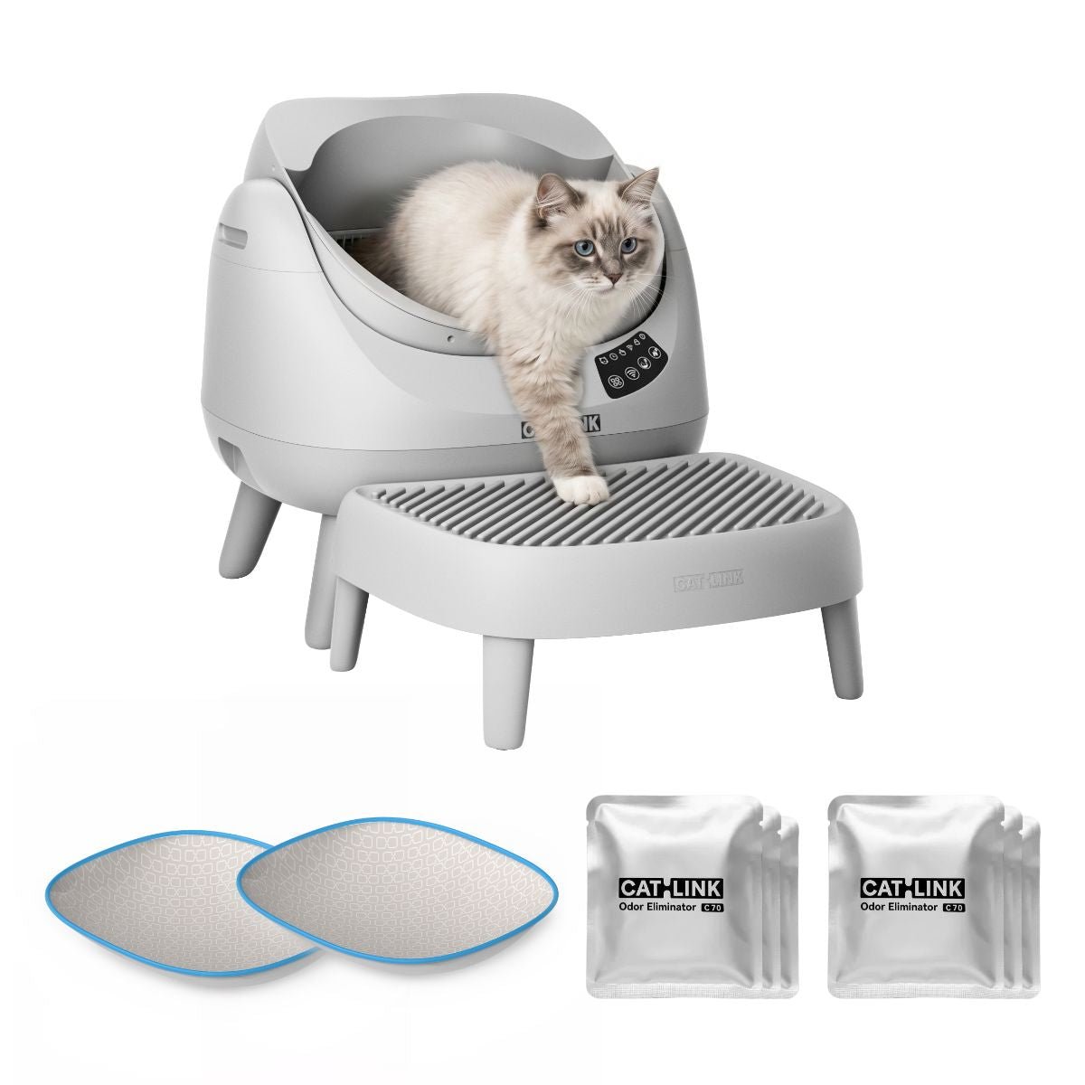 CATLINK Open-X Lite Open Top Self-cleaning Litter Box - Catlink EU