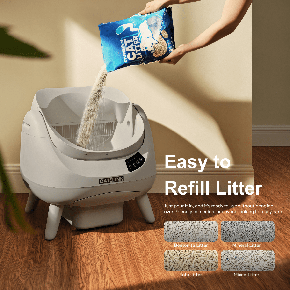 CATLINK Open - X Lite Open Top Self - cleaning Litter Box - Catlink EU