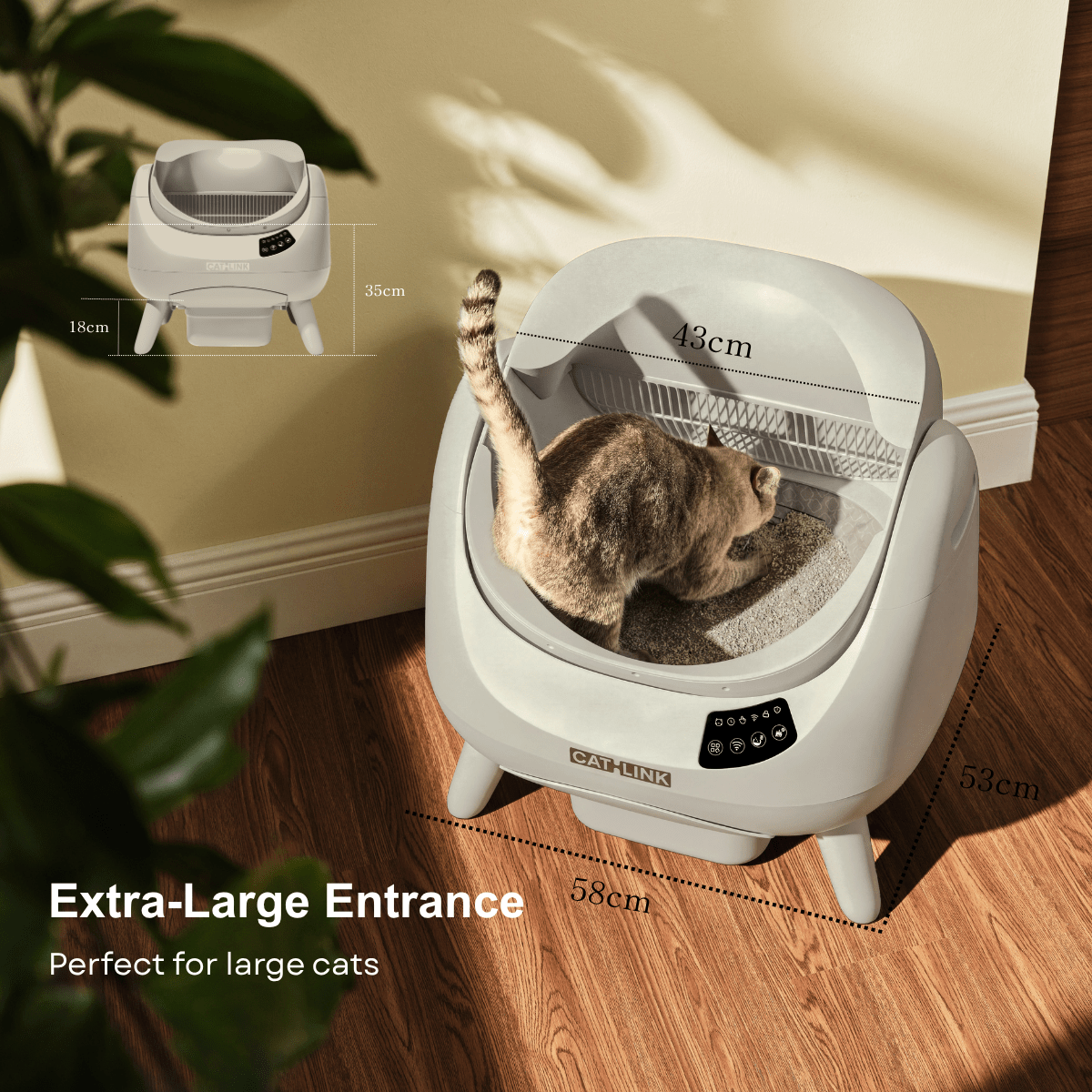 CATLINK Open - X Lite Open Top Self - cleaning Litter Box - Catlink EU