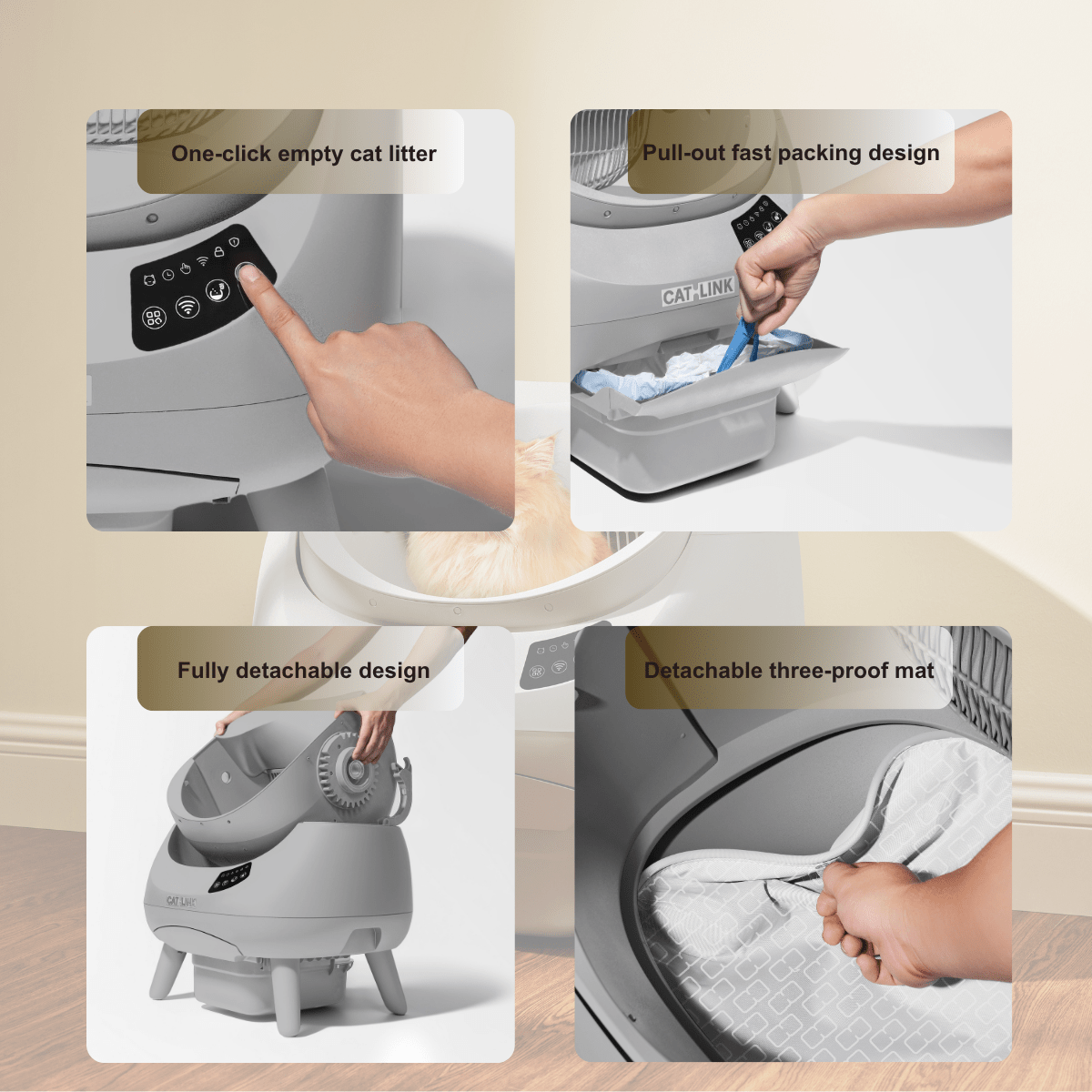 CATLINK Open - X Lite Open Top Self - cleaning Litter Box - Catlink EU