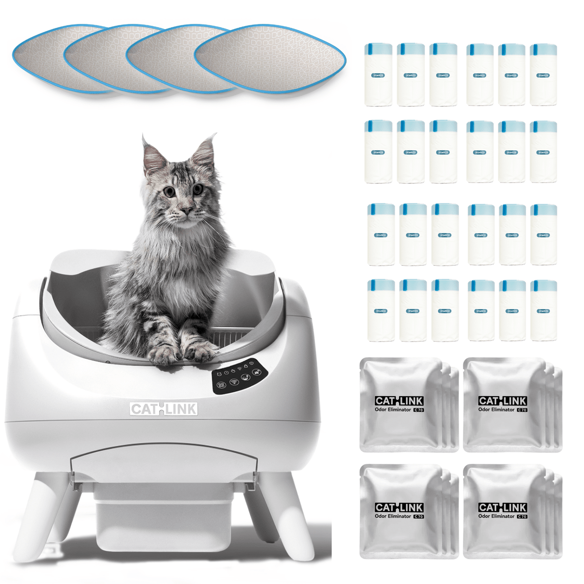 CATLINK Open-X Open Top Self-cleaning Smart Litter Box – Catlink EU