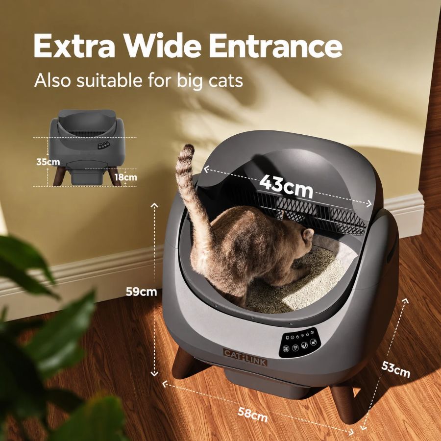 CATLINK Open-X Open Top Self-cleaning Litter Box - Catlink EU