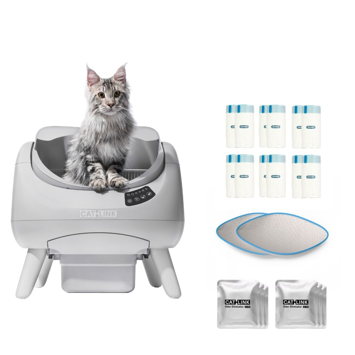 CATLINK Open-X Open Top Self-cleaning Smart Litter Box – Catlink EU