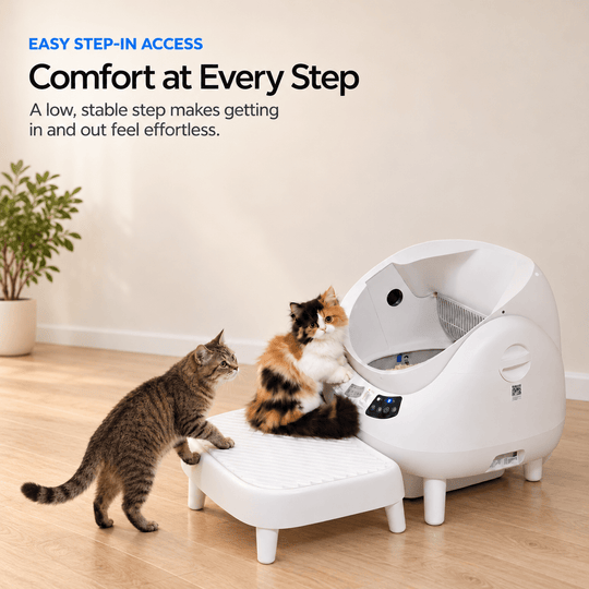 CATLINK Open-X Pro Open Top Self-cleaning Litter Box (With Built-in Camera) - Catlink EU