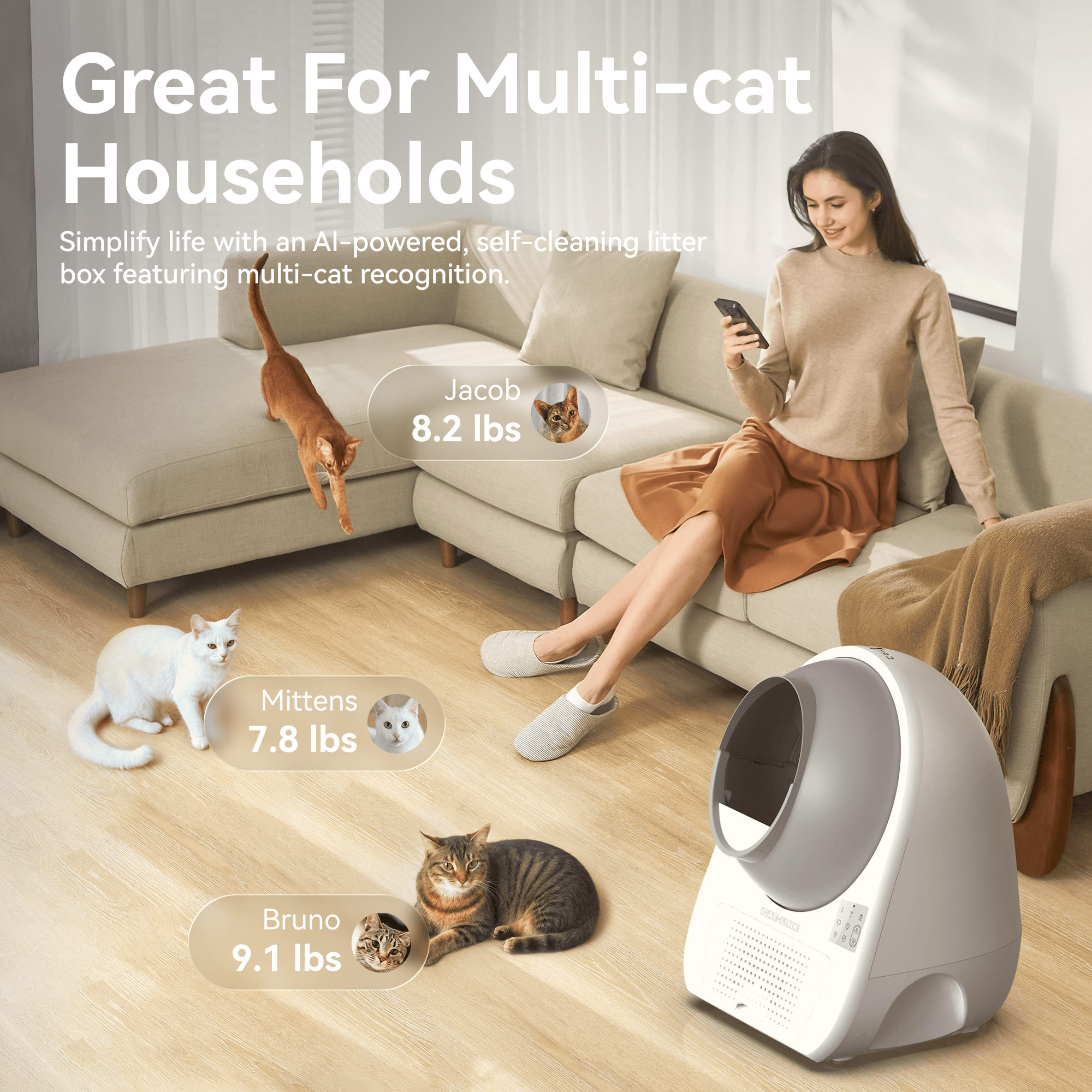 Catlink Pro - X Ultra Self - Cleaning Litter Box（Pre - order） - Catlink EU