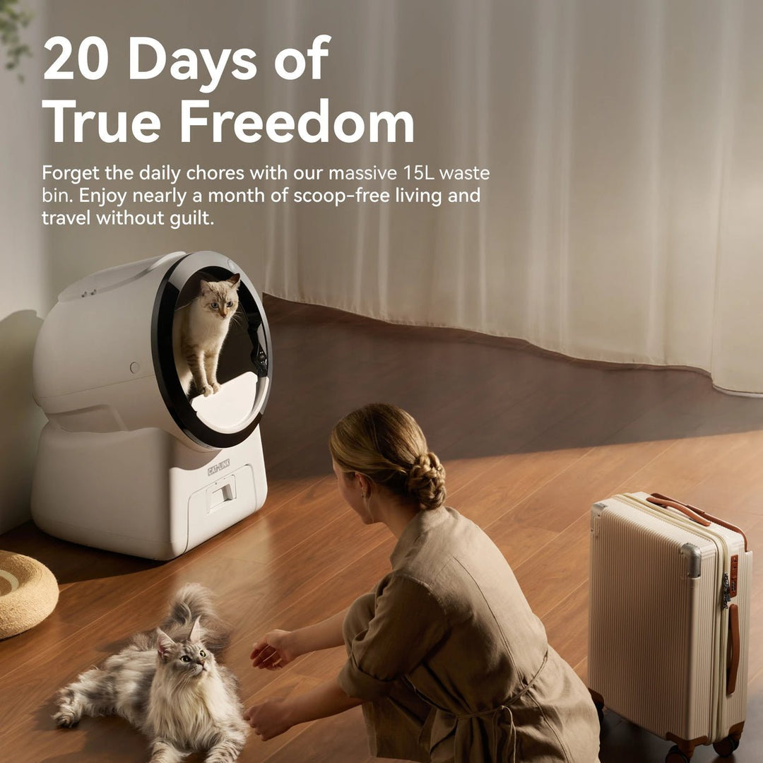 CATLINK Scoop Robot C07 Auto-refill Self-cleaning Smart Litter Box - Catlink EU