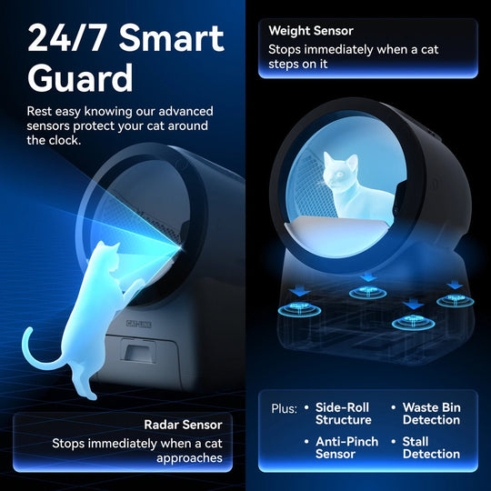 CATLINK Scoop Robot C07 Auto-refill Self-cleaning Smart Litter Box - Catlink EU