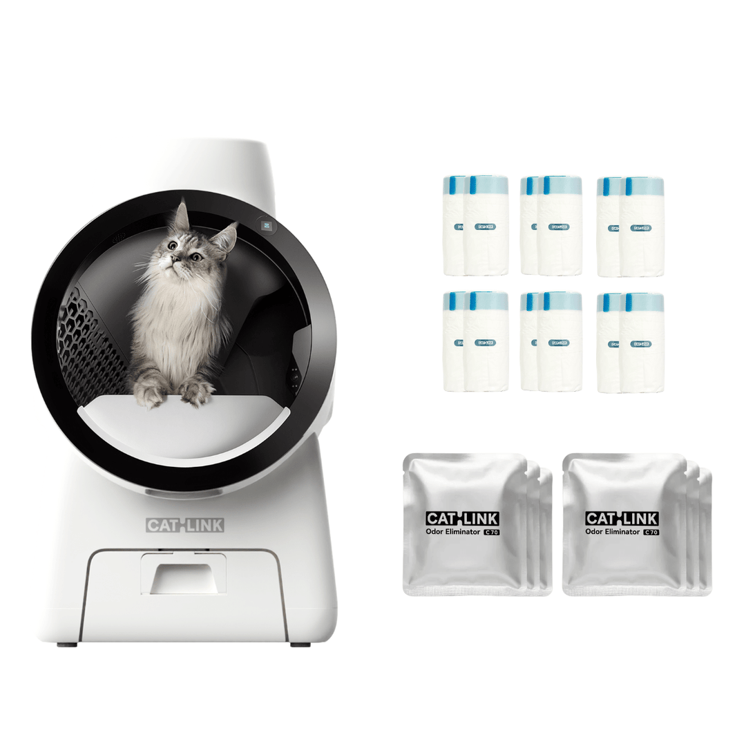 CATLINK Scoop Robot C07 Auto-refill Self-cleaning Smart Litter Box - Catlink EU