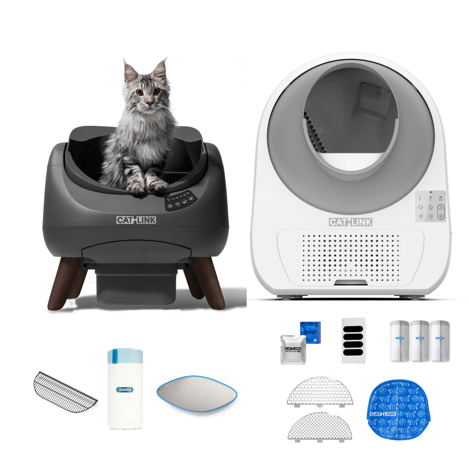 Dual - Host Litter Box Bundle - Catlink EU