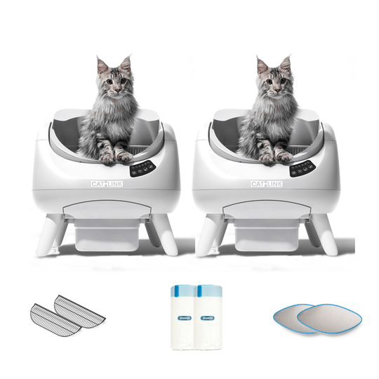 Dual - Host Litter Box Bundle - Catlink EU