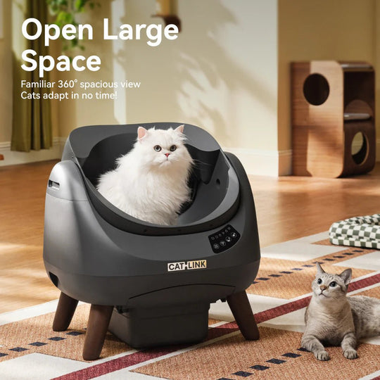 Early Bird Pre - order (€10 Deposit) - Catlink Open - X Open Top Self - cleaning Cat Litter Box - Catlink EU
